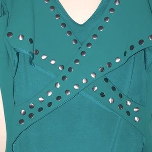Teal Bodycon dress